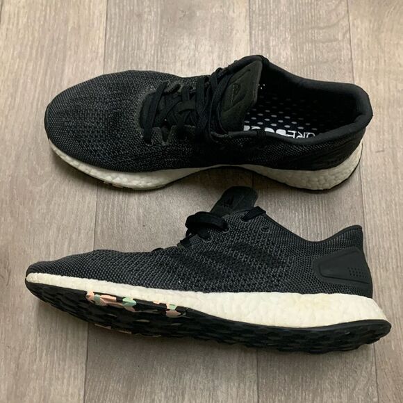 Womens Adidas Pure‎ Boost Mesh Running Walking Sneakers Shoes - Picture 1 of 7